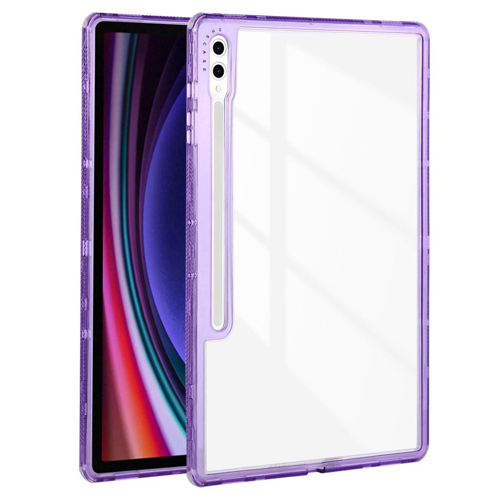 For Samsung Galaxy Tab S9 Ultra Clear Case 3 in 1 PC+TPU Shockproof Tablet Cover