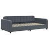 Vidaxl Sofa Z Materacem Do Spania, Ciemnoszara, 90X200 Cm, Aksamit