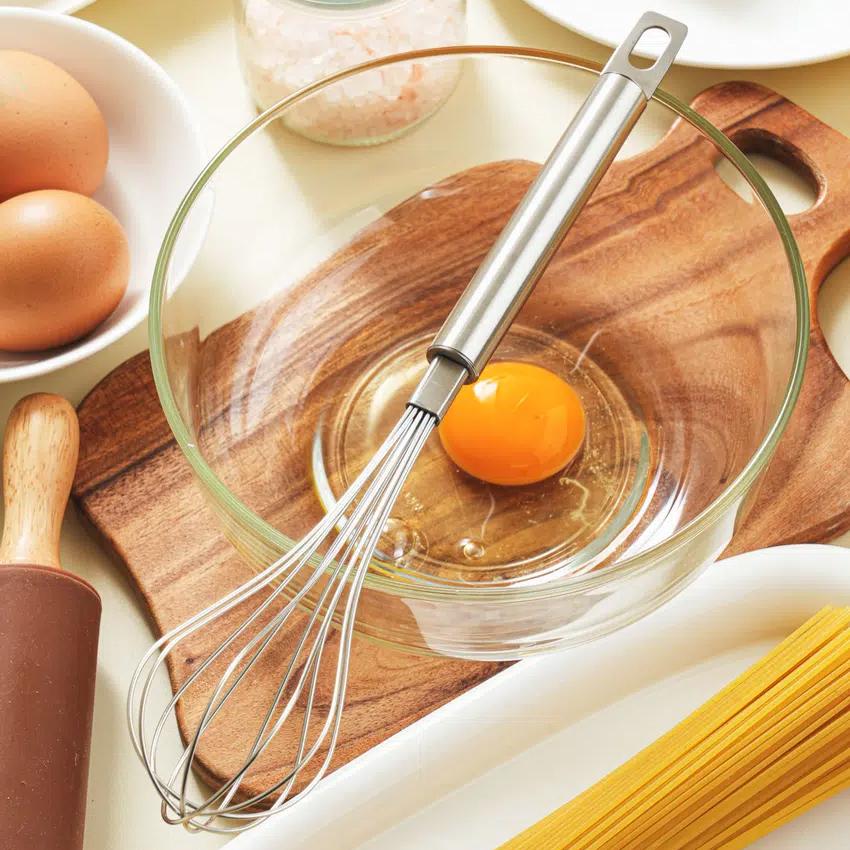 All-Stainless Steel 304 Whisk (28cm) Silver