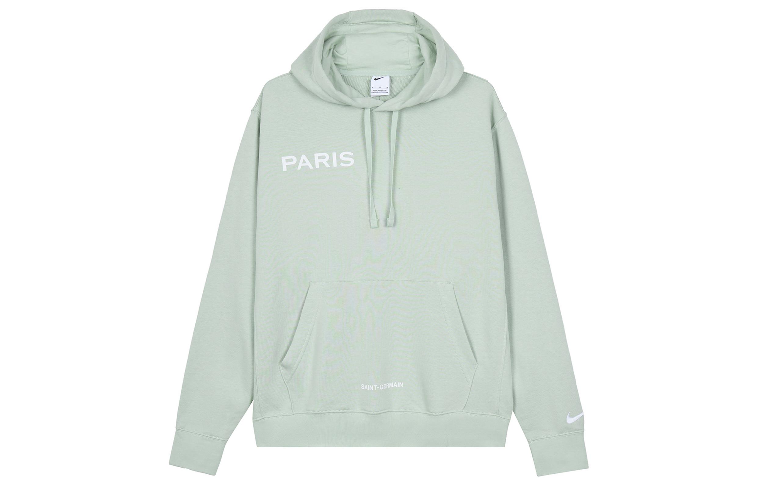Nike Sweatshirts Men s Light Green Hooded Moderate Regular DN1317-017 S