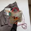 Bestickte Bucket Bag Handytasche Pendeln Einzelschulter Umhängetasche
