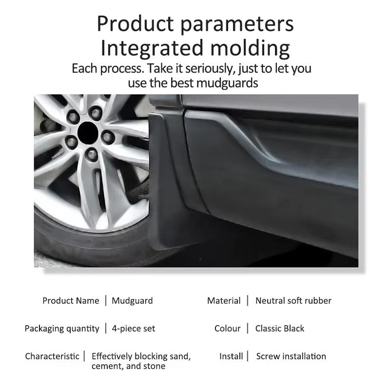 Car Mudguard For Kia EV5 OV 2024 2025 2026 Antifreeze Fenders Door Mud Guard Wheel Mudflaps Flap Exterior Parts Auto Accessories