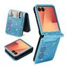 Für Samsung Galaxy Z Flip 8 7E 7 6 5 4 Glitzer Bling Schutz Handyhülle Mit Geldbörse Kartenhalter Leder Stoßfeste Abdeckung