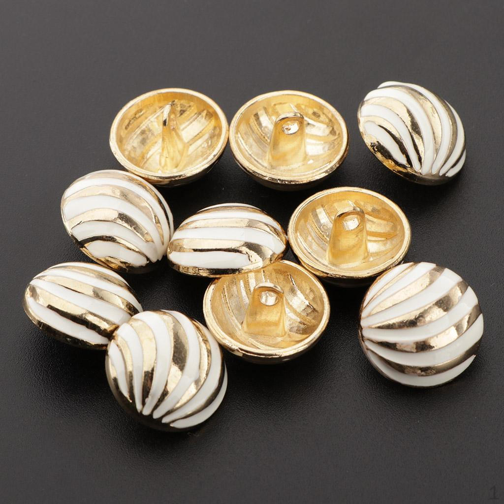 

10 шт. полукруглая дизайнерская пуговица для шитья костюма, сумки, свитера, декор