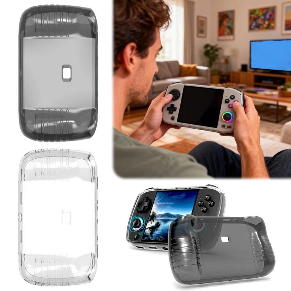 Soft Handheld Game Console Case Transparent Host Shell New Protective Cover for Anbernic RG CubeXX