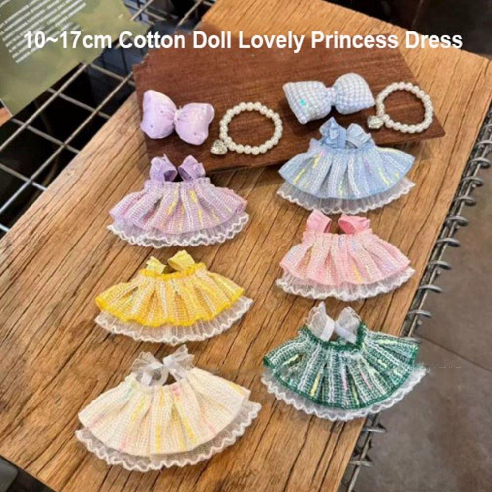 Cute 10~17cm Doll Lovely Clothes Plush Dolls Clothes for 10~17cm Cotton Doll For EXO Idol Dolls