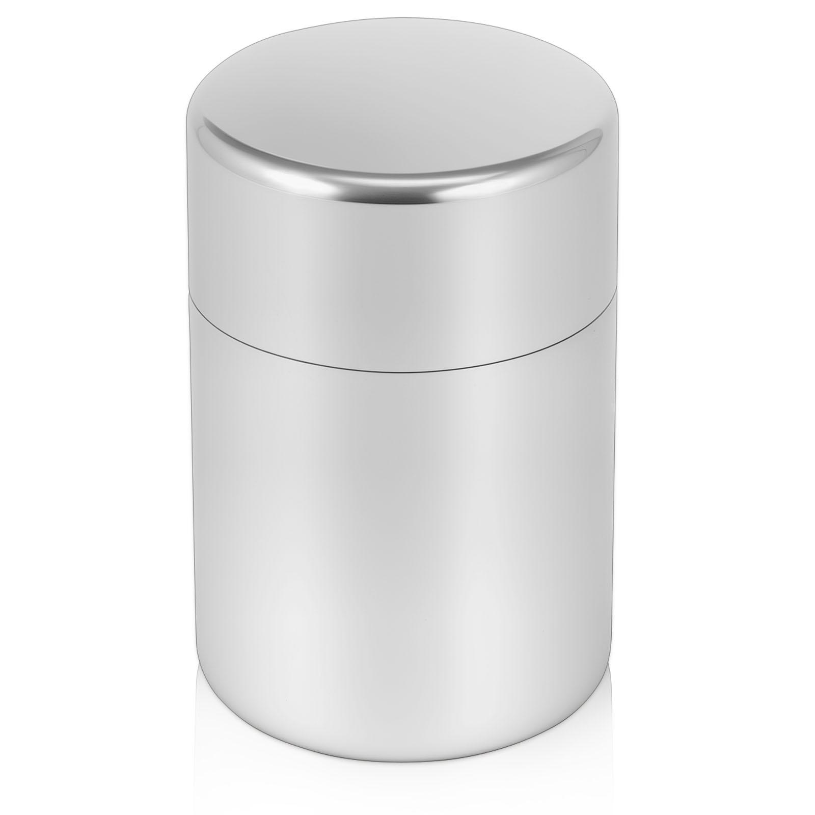 

Stainless Steel Tea Leaf Tins Canisters Thickened Double Seal Coffee Bean Sugar Storage Box Kitchen Containers Can