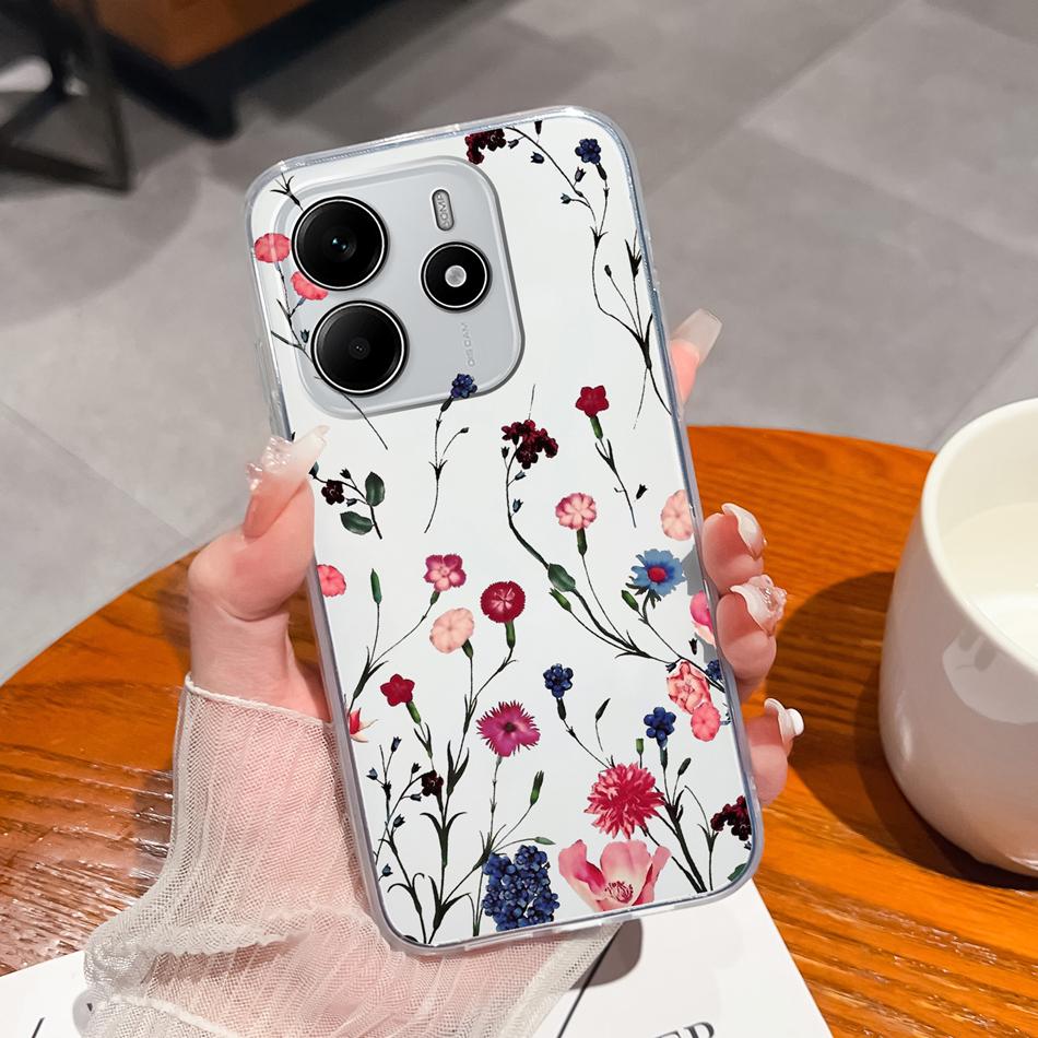 

For Redmi Note 14 Pro Plus Case Simple Fashion Clear Soft Back Cover For Xiaomi Redmi Note14 4G 5G Transparent TPU Phone Housing Note14-4G-Global