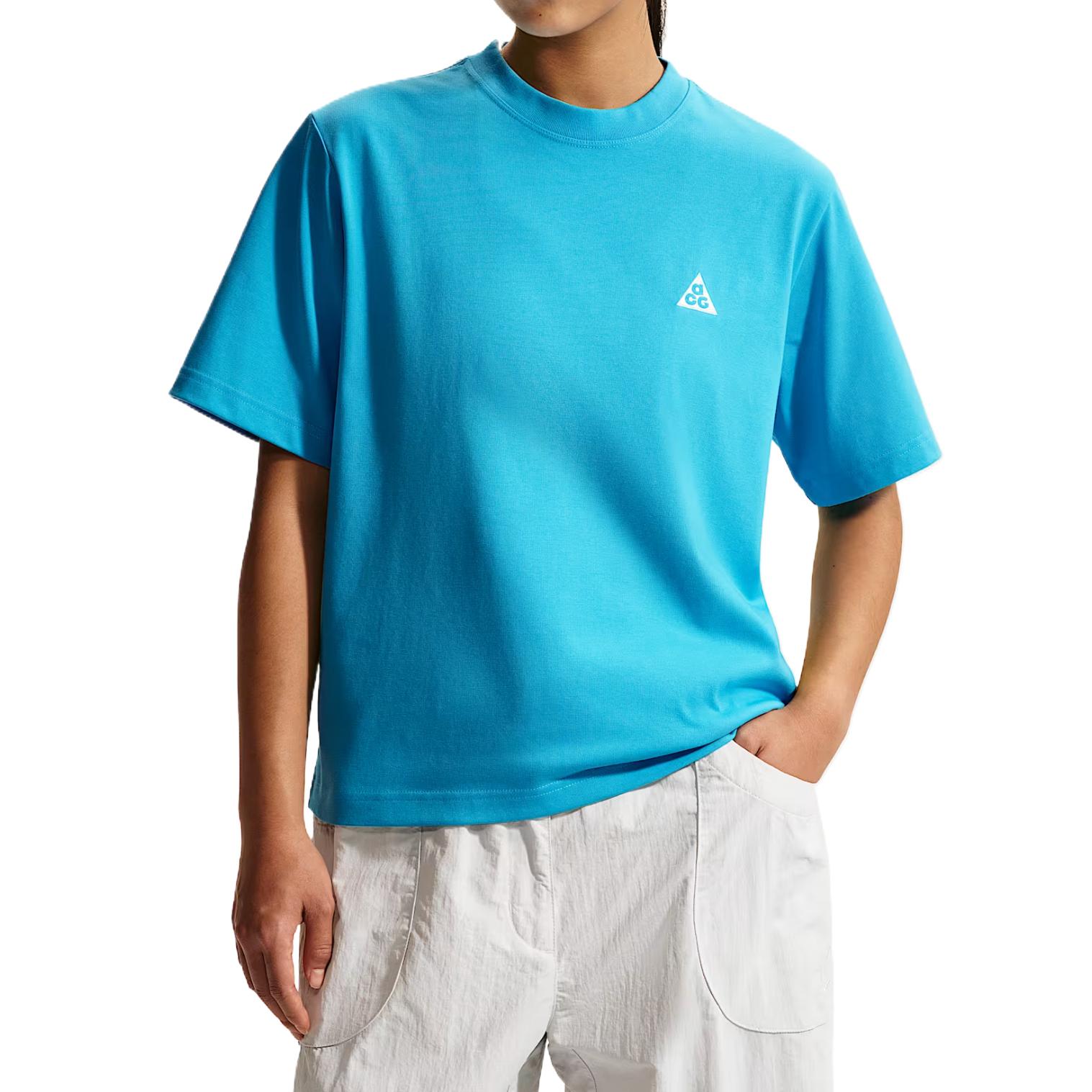 Nike ACG Series Solid Knit Casual Relaxed Regular T-Shirt Women tops DJ3647-416 S