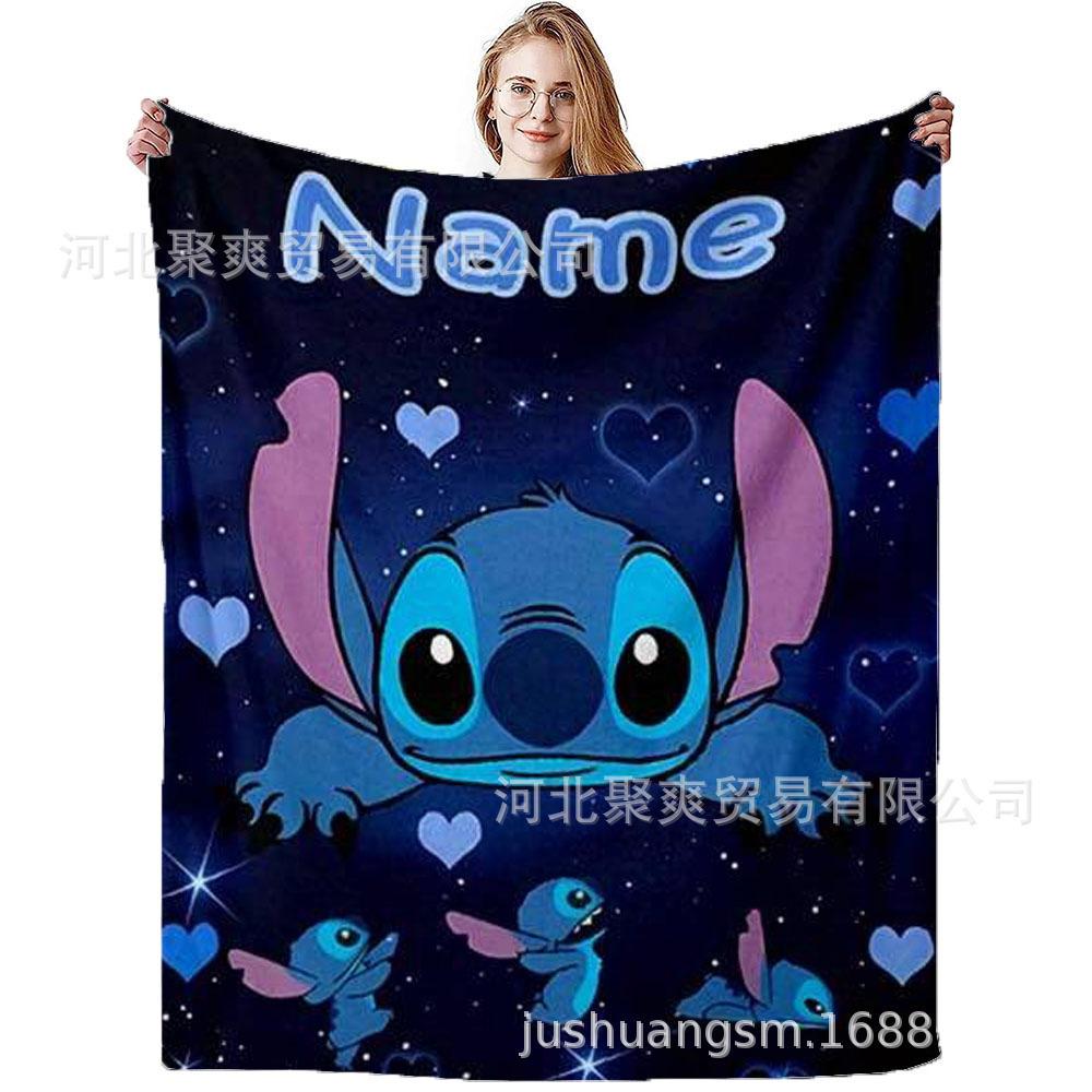 Stitch Flannel Blanket Star Baby Blanket Air Conditioning Blanket Nap Blanket Flannel Blanket Cross Border