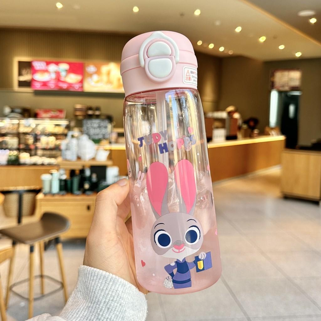 Zootopia Nick And Judy Plastic Space Cup With Locking Lid For Kids And Teens