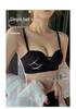 Strapless Push-Up Bra with Thin Straps for Small Breasts, Underwire-Free, Anti-Slip, Lifting and Shaping for a Beautiful Back