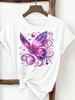 (Asian Size) love heart lovely Print Female Clothing T Shirt Woman Women Fashion Tee Top Short Sleeve Graphic T-shirts