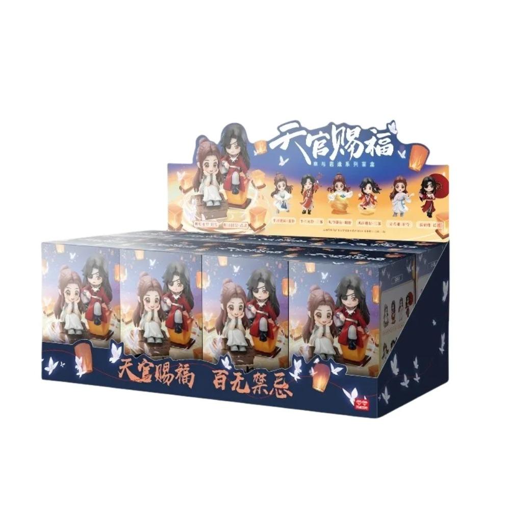 Genuine Heavenly Official Blessing Xie Lian Hua Chneg San Lang Lucky To Meet You Series Action Figures Desk Decoration Toys Gift