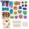Pet Tags Resin Molds Kit Silicone Cats Dogs Tag Molds Dog Bone Shaped Designs Keychains Molds DIY Crafts Making Tag Charm Pendants Gifts