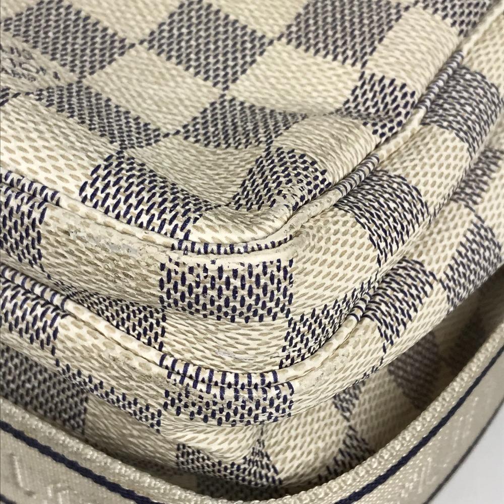 Louis Vuitton N51189 Damier Azur Naviglio Bag Crossbody Shoulder Bag