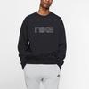 Nike Letter Logo Crew Neck Sweatshirt Men Tops Black AV8276-010