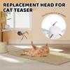 3 of Ni Cat Toy, Cat Teaser, Cat Toy, Natural Rabbit Hair, Feather Replacement, Fluffy Fur Ball, Natural and Safe, Helps Excited Cats Relieve