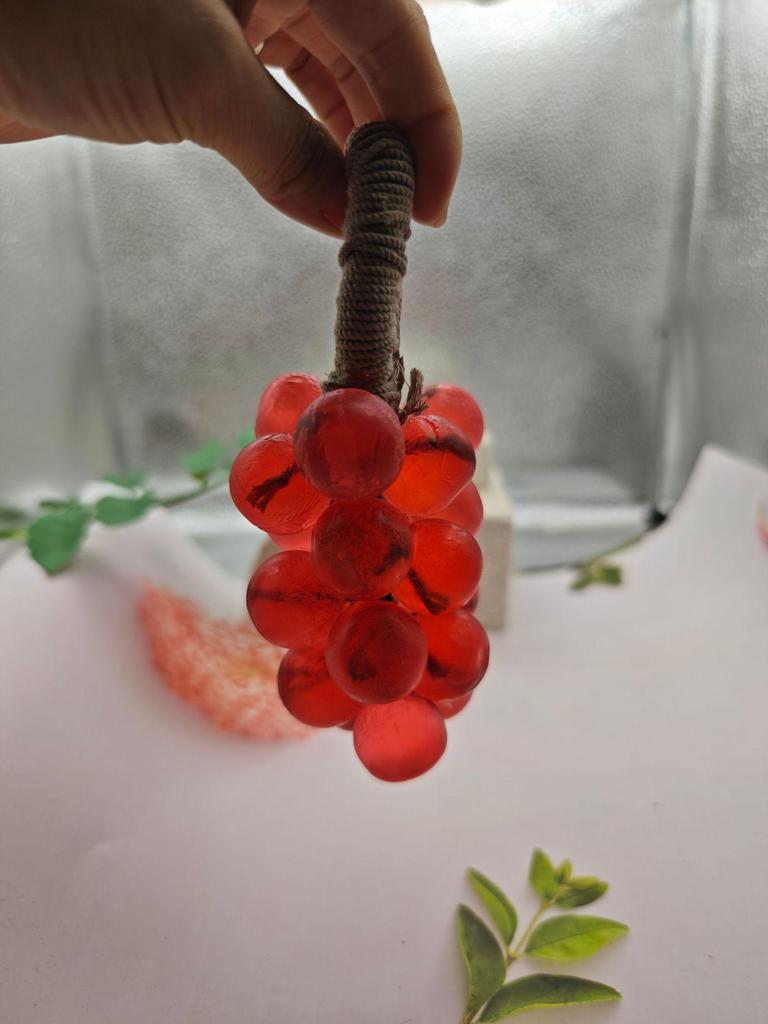 Handmade Crystal Grape Scented Soap String: Long-Lasting Fragrance for Home and Hand Washing