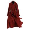 Double-sided cashmere coat for women's autumn and winter new over-the-knee temperament fashionable high-end woolen coat