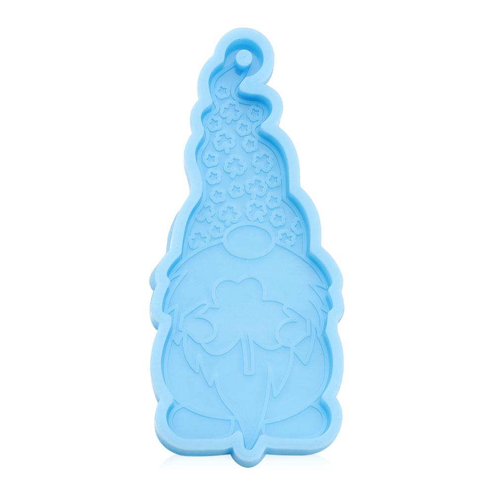 Christmas Silicone Mold Xtmas Tree Hanging Tags Keychain Pendant Mold Santa Claus Elk Resin Craft Mold Candy Chocolate Cake Tool