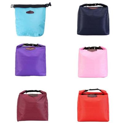 Bolsa Térmica Multiuso para Almoço Pequena Portátil Bolsa de Refrigeração para Refeições Lancheira Térmica com Recipiente para Alimentos com Zíper