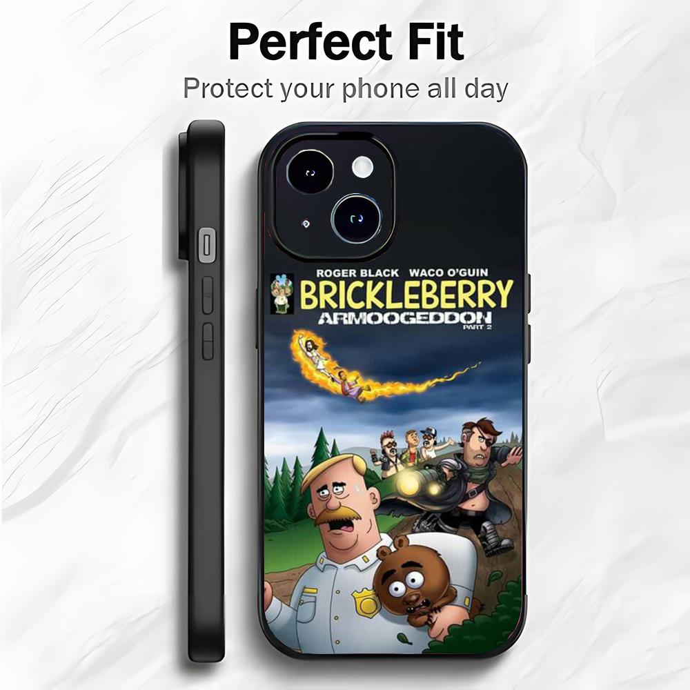 

Adult Animated Comedy B-Brickleberry Phone Case Phone Case Soft Packaging Lightweight For iPhone17 16 15 14 13ProMax iphone12promax