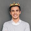 Luxurious Regius Crowns Antique Gold King Crowns Crystal Medieval Headwear for Costume and Performances
