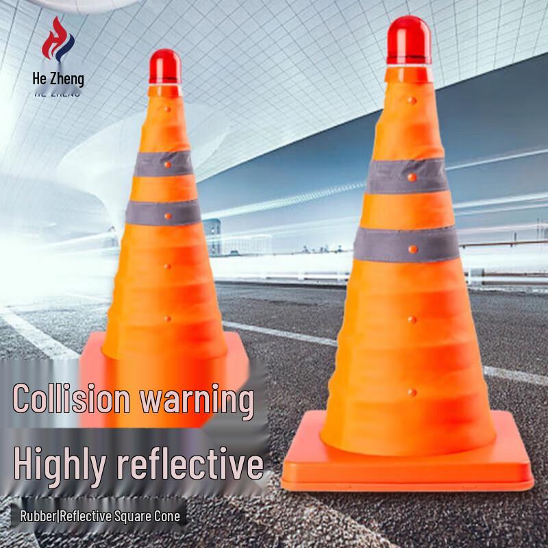 Folding Reflective Emergency Traffic Cone