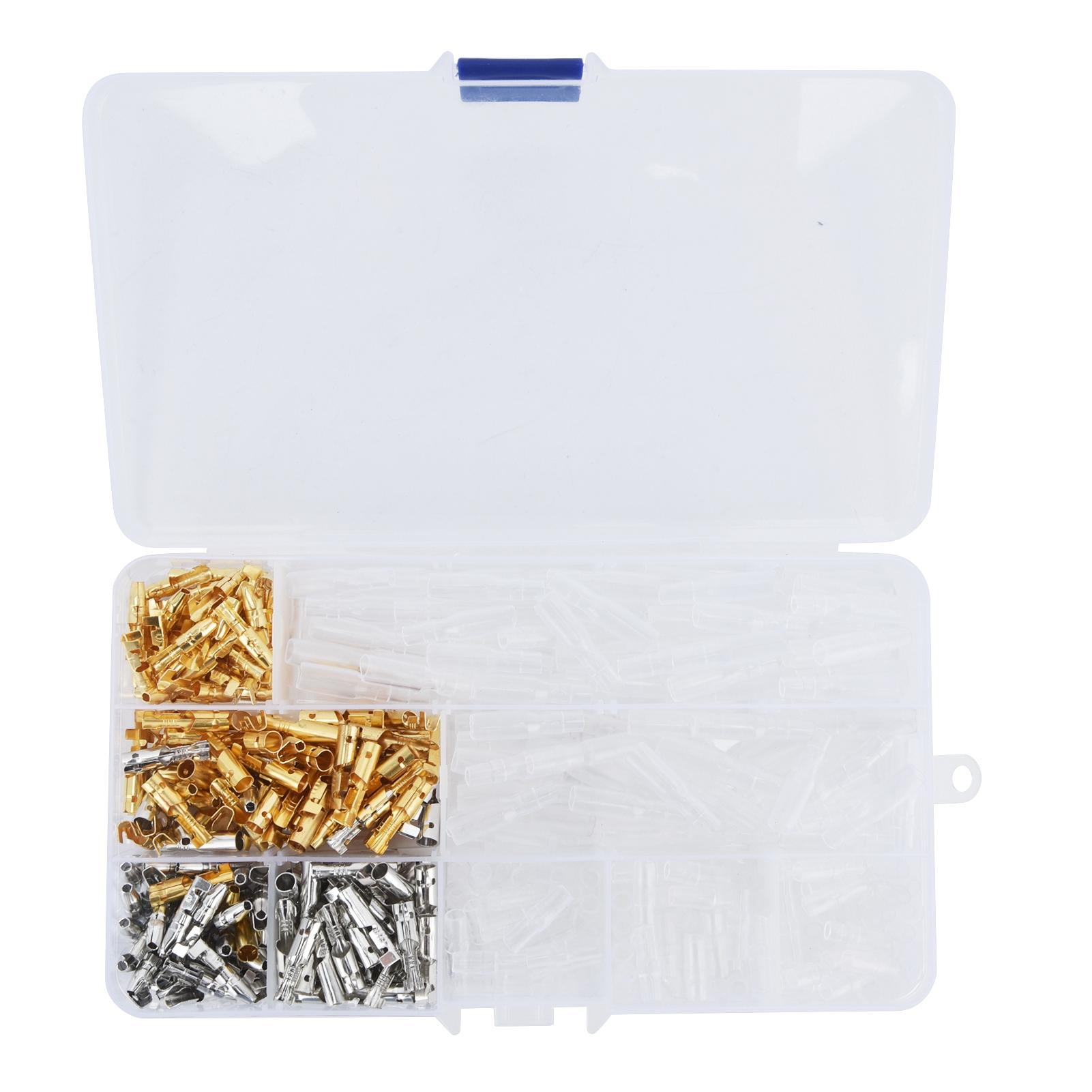 

400pcs Electrical Automotive Wire Connector Kits Male Female Terminals Connector with Insulating