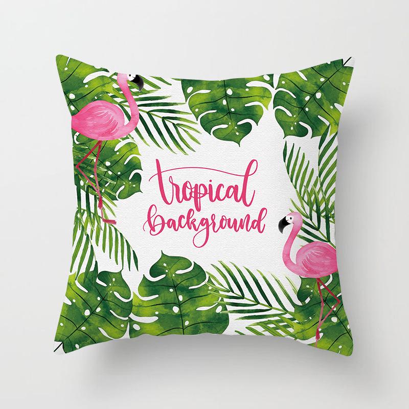 Ins Home Cartoon Plant Digital Printing Car Pillow Cushion