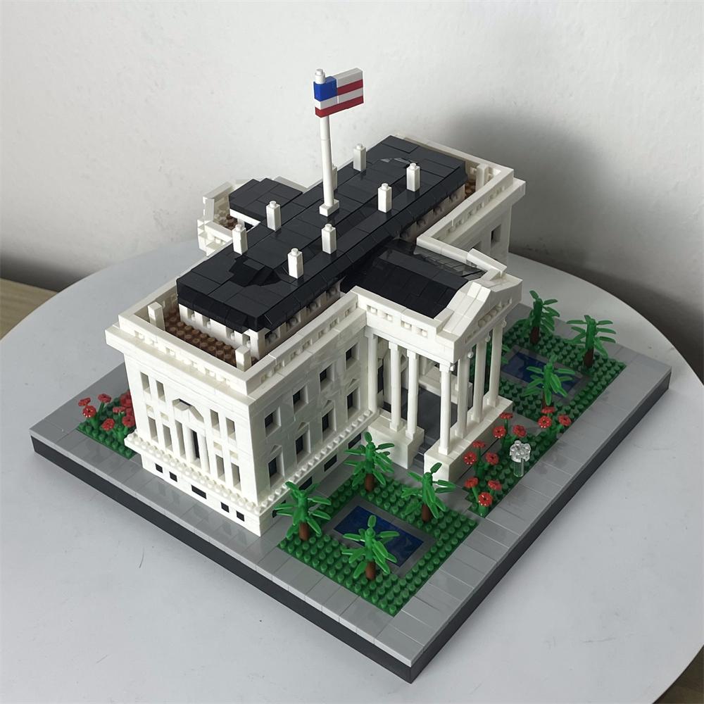 Presidential White House Micro Mini Building Block Toys Set:  Ideal Decorative Piece For Home And Office, Fantastic Gift Item