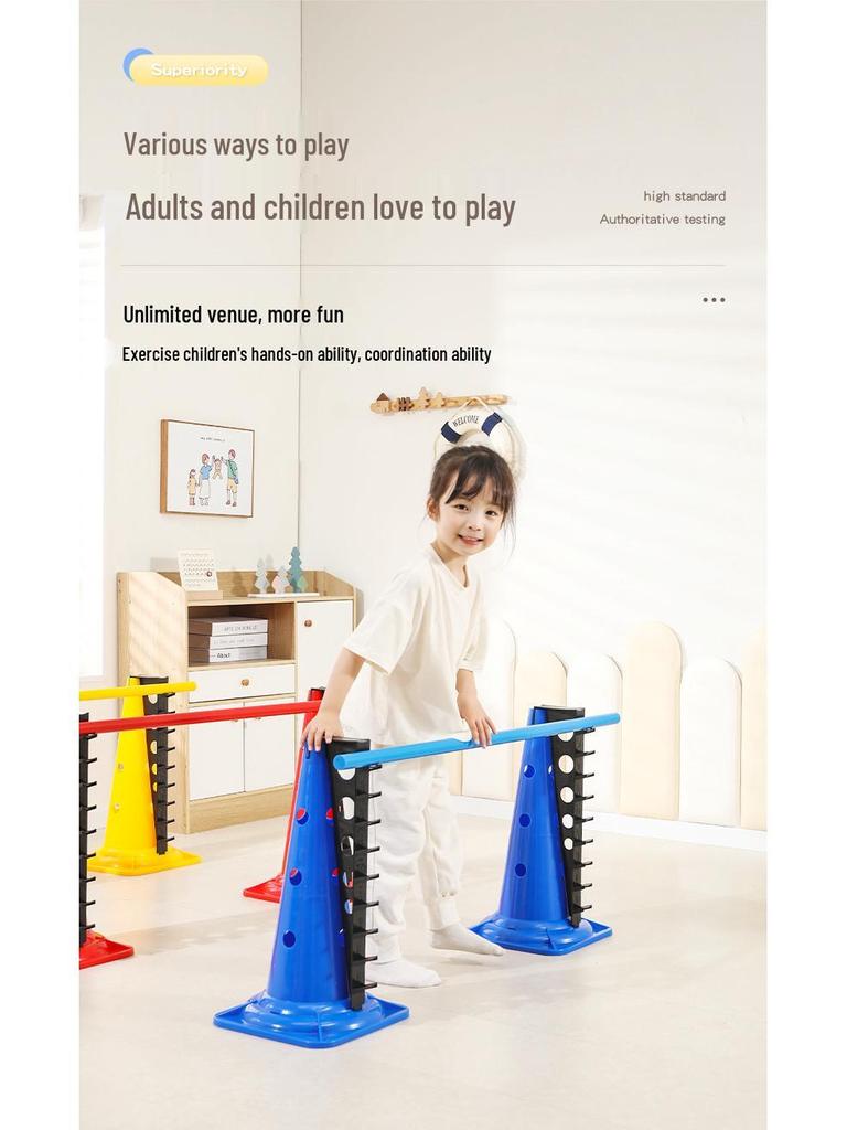 Children's Sensory Integration Training Hurdle and Jump Stand Set