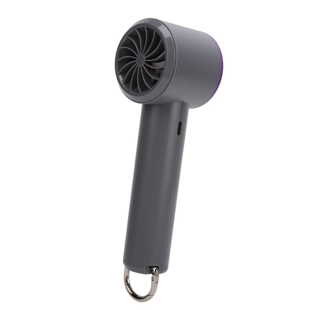 Portable Handheld Turbo Fan 14000RPM 100 Speed Quiet USB Rechargeable Handheld Mini Fan for Travel