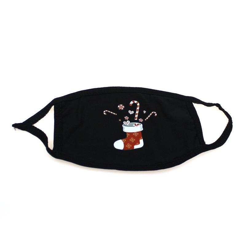 Christmas Cartoon Mouth Mask Cute Santa Claus Dustproof Warm Face Cover