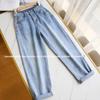 High Waist Straight Leg Jeans Plus Size Women's Trousers Comfortable Loose Fit Denim Pants Nine Points Harlan Style