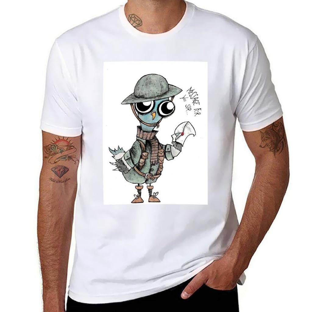 Messenger Pigeon TShirt Simple Print Design TShirt