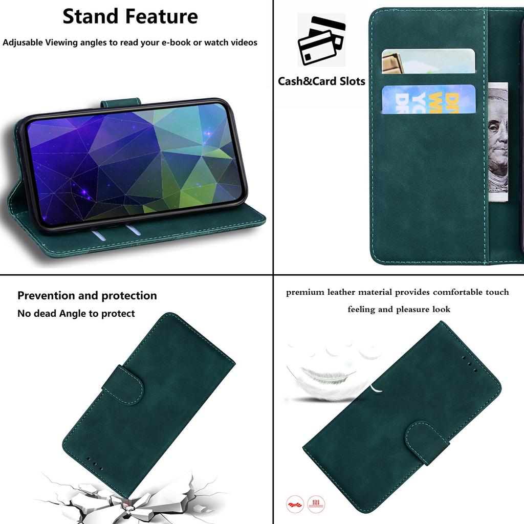 For Honor 400 Lite 5G Case Solid Color Leather Wallet Phone Cover