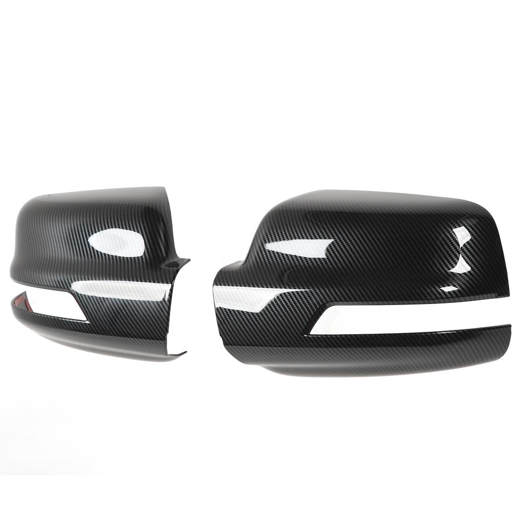 2pcs Rearview Side Mirror Caps ABS Carbon Fiber Door Rearview Mirror Cover Cap for 1500 2023