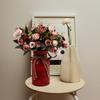 Rustic Milk Can Decor Shabby Chic Vase Farmhouse Vase Decorative Metal Jug Pitcher Vase for Wedding Home Living Room Bathroom Dining Table Desk