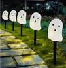 Halloween Solar Pumpkin and Ghost Outdoor Waterproof Garden Lights