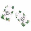 100 Stück Grüne Blätter Dankeskarten Papierblumenmuster Geschenkpapier Dekoration Karten Verpackungskarten Grüne Pflanze Dankesetiketten