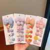 Spring And Summer Children'S Hairpin Cute Cartoon Baby All-Inclusive Hair Clip Versatile Broken Hair Edge Clip Bow Hair Accessories
