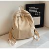 2025 New School Bag Boys High School Students College Students Junior High School Students Simple Backpack Fashion Backpack Women's Large Capacity