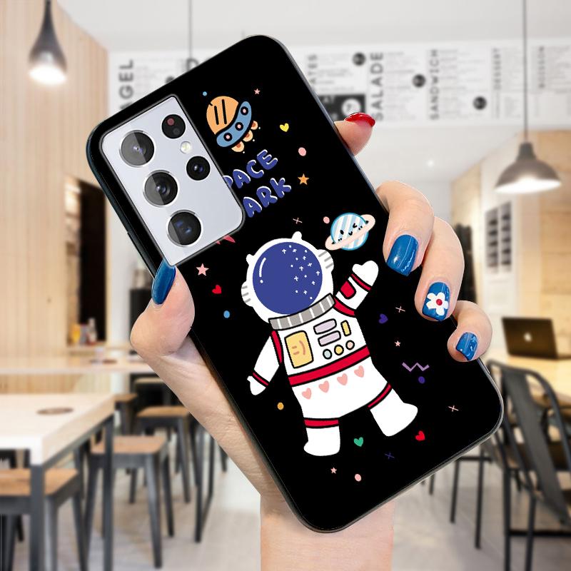 

Мультфильм Космическая Планета Космический Корабль НЛО Астронавт Шаблон Корпуса Телефона Redmi Note 13 Pro 4G