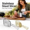 Handlicher Zwiebelschneider Clip Schwerlast Fleischschneider für BBQ Tragbarer Orangen Zitronen Obstschneider BBQ Party