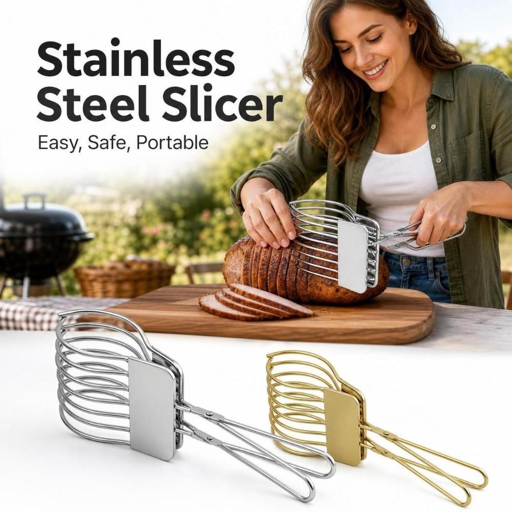 Handlicher Zwiebelschneider Clip Schwerlast Fleischschneider für BBQ Tragbarer Orangen Zitronen Obstschneider BBQ Party