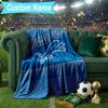 Custom Name Blanket Lions Team Blanket Bedding Blanket for Travel, Camping, Living Rooms, Offices, Sofas, Fan Christmas gift