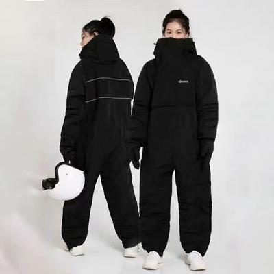 Motorcycle Jumpsuit And Jacket Winter Cold Proof Clothing Antifreeze Clothing Thick Military Cotton Coat Outdoor Fishing Suit