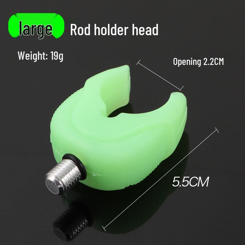 Титановый силиконовый держатель для удилища - Зеленый нейлоновый держатель для морской и озерной рыбалки